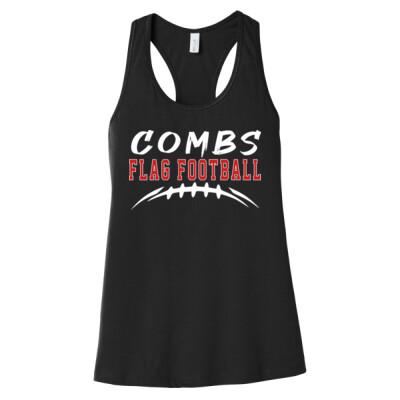 Ladies Racerback Tank Top - Combs Flag Laces Thumbnail