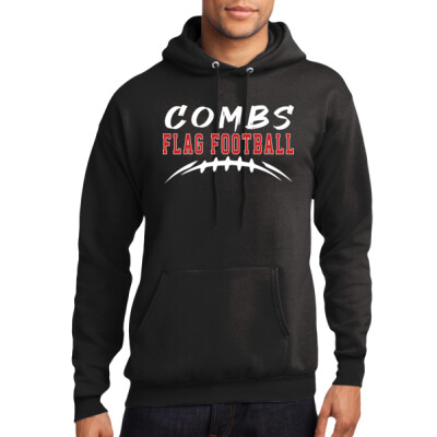 Adult Flying Football Pullover Hoodie Thumbnail