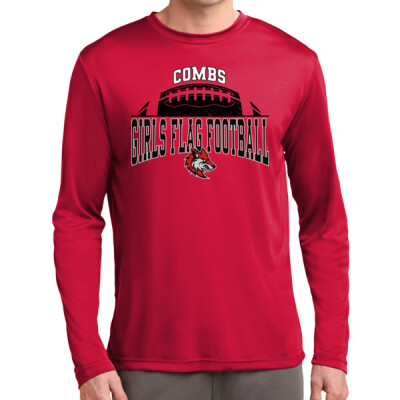 Adult Long Sleeve Drifit - Combs Flag Football Thumbnail
