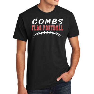 Adult Cotton Blend Tee - Combs Flag Laces Thumbnail