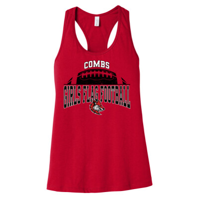 Ladies Racerback Tank Top - Combs Flag Football Thumbnail